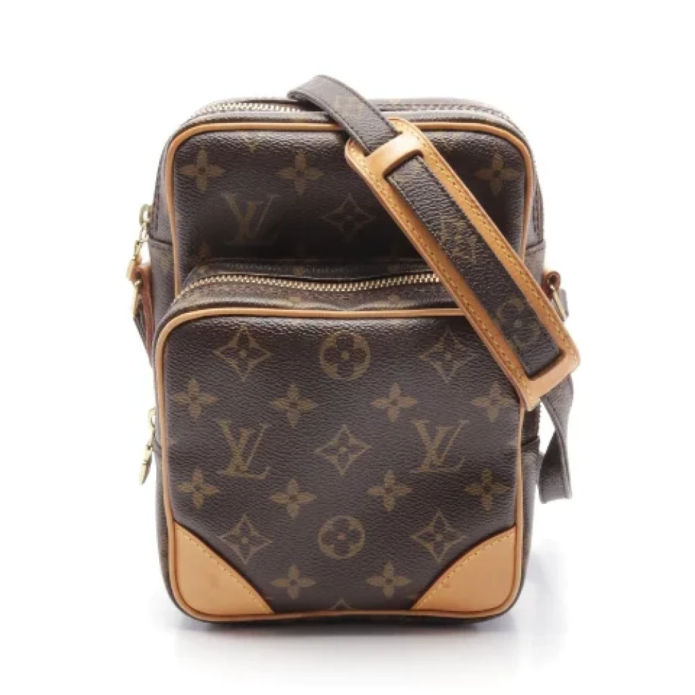 Louis Vuitton Vintage Pre-owned Canvas crossbody-bags Brown Dames