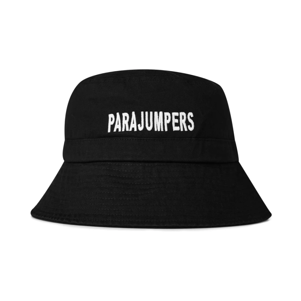 Parajumpers Zwarte Logo Bucket Hat Black Heren