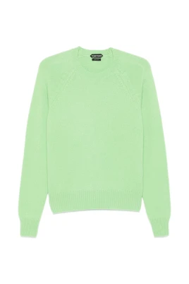 Felted Cashmere Crew Neck