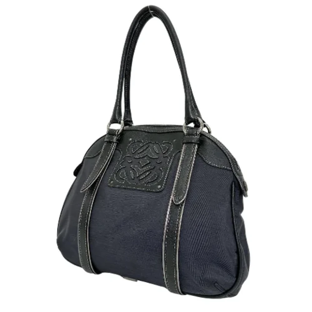 Loewe Pre-owned Fabric shoulder-bags Black Dames