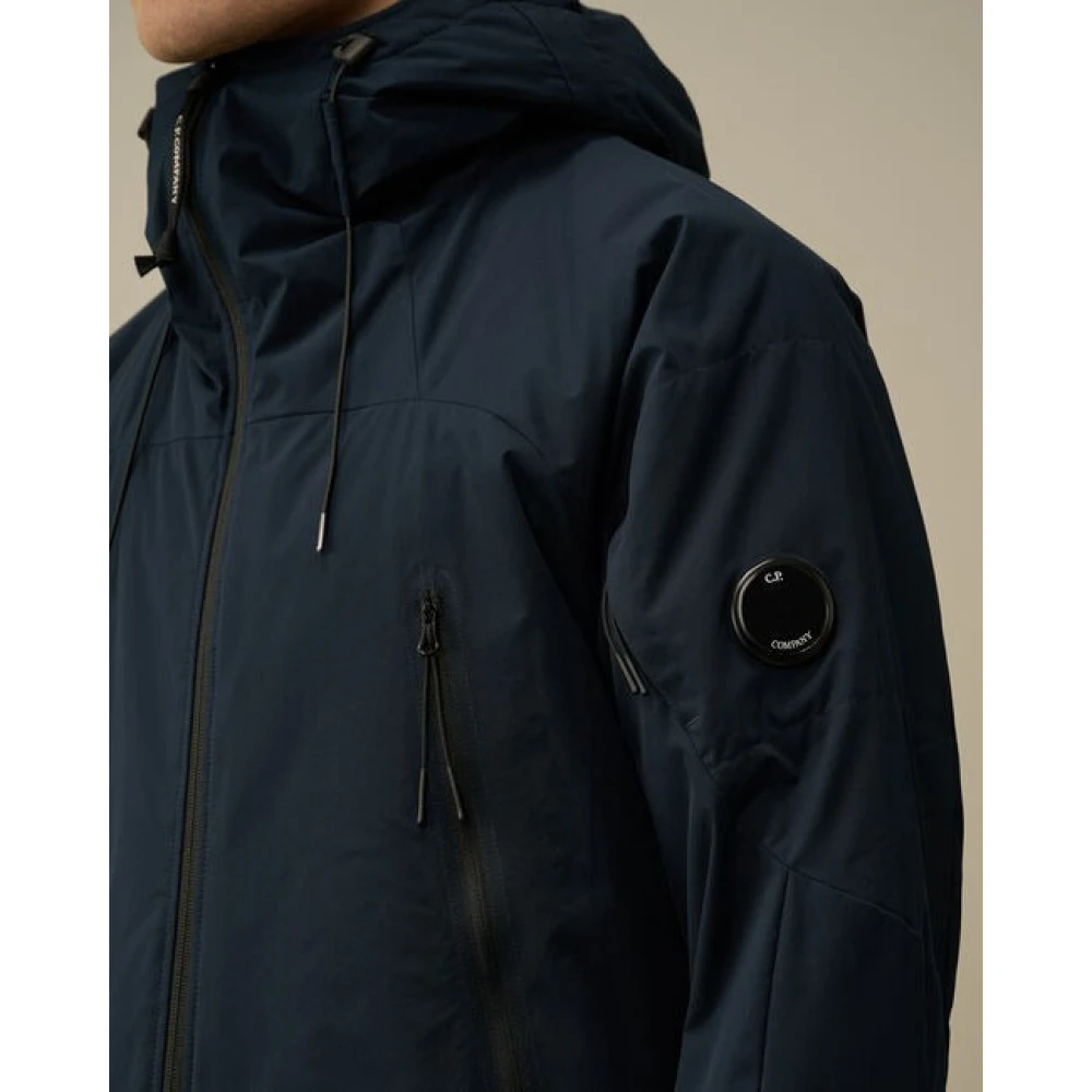 C.P. Company Gewatteerd capuchonjack Pro-Tek stijl Blue Heren