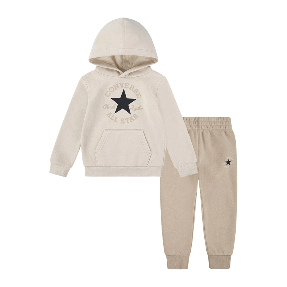 Converse Beige Dissected Hoodie och Byxor Set Beige, Unisex