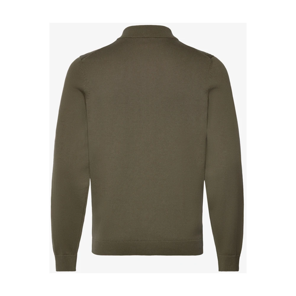 Hugo Boss Beige Zip Cardigan Stijlvol en veelzijdig Beige Heren