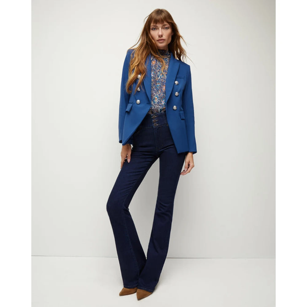 Veronica Beard Cerulean Miller Dickey Jacket Blue Dames