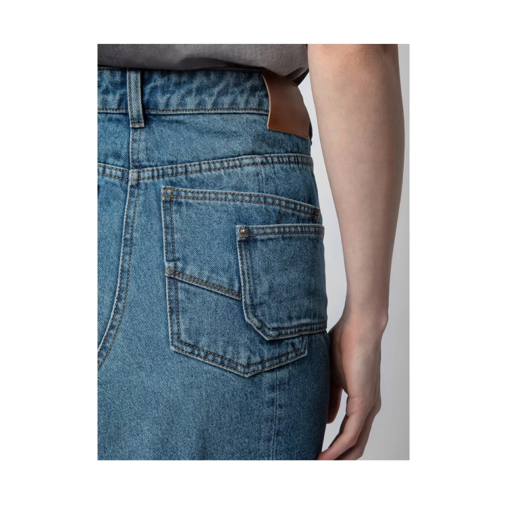 Zadig & Voltaire Rok in trendy stijl Blue Dames