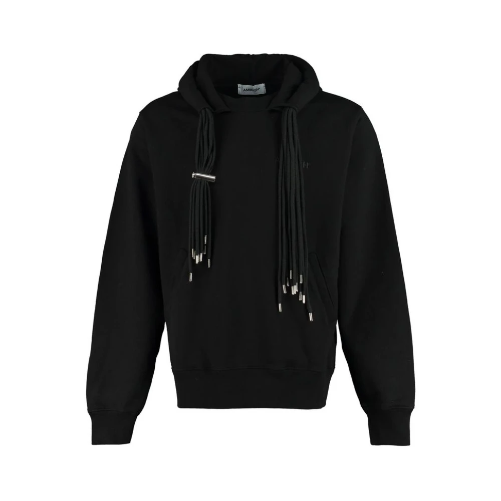Ambush Men's Black Hoodies, Xs, Logo Hooded Sweatshirt