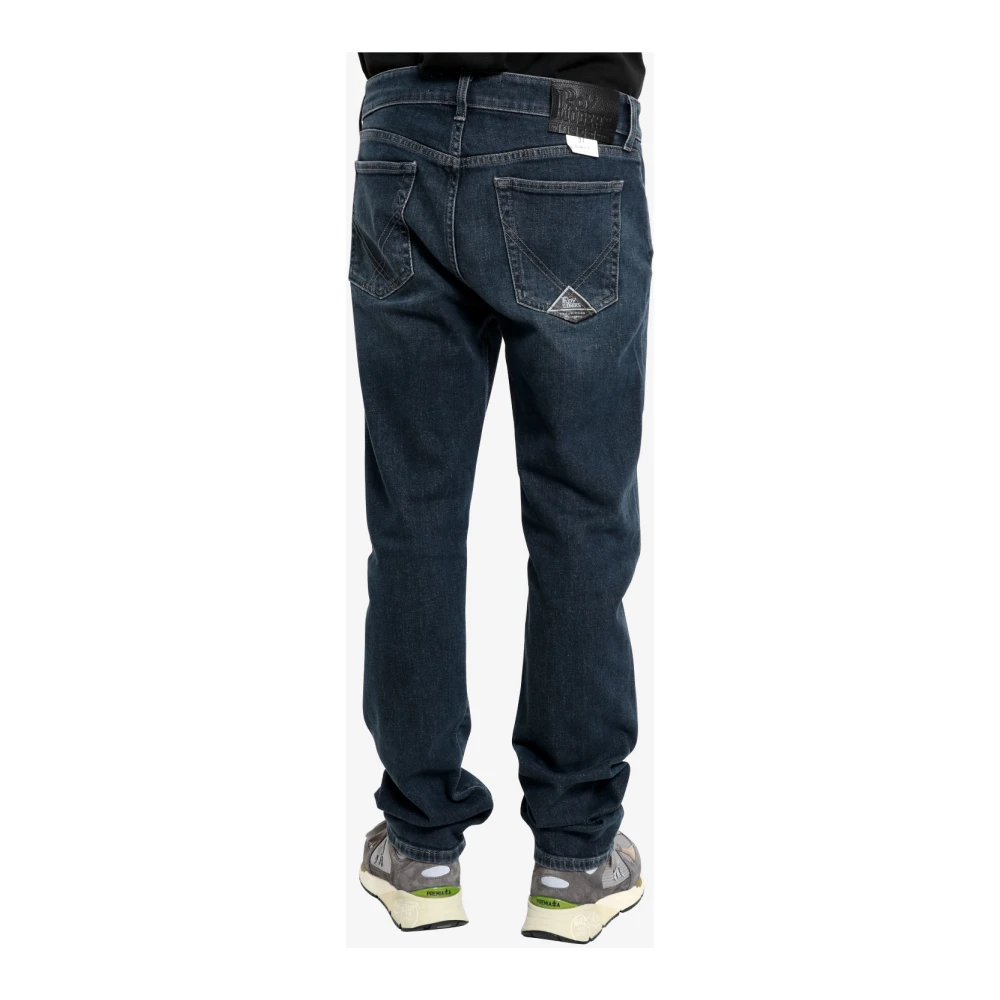 Roy Roger's Slim Fit Katoen Denim Jeans Blue Heren
