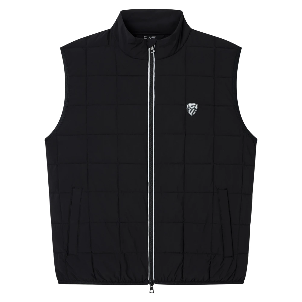 Emporio Armani Ea7 Ea7 Jackets - Male - Waistcoats - Black - L - Jackets