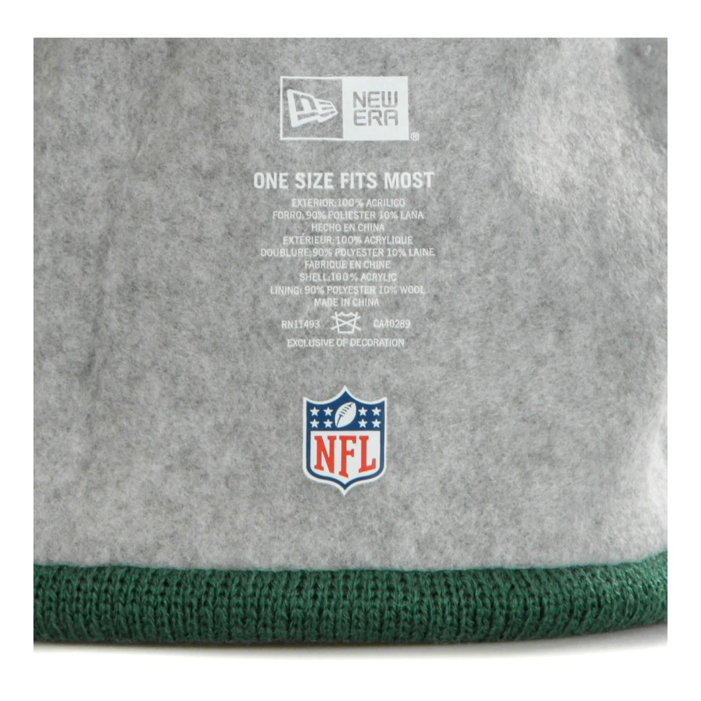 new era Sportieve Pom Herenmuts in Teamkleuren Green Heren