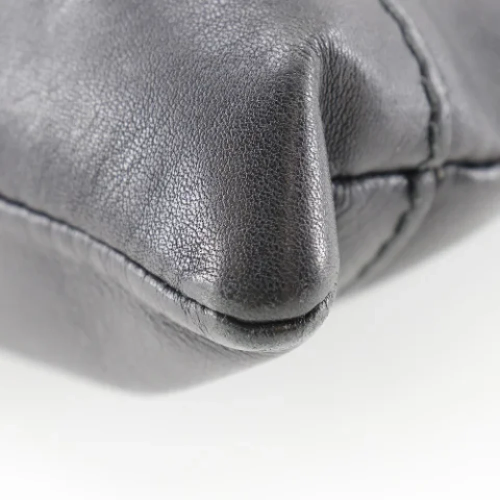 Balenciaga Vintage Pre-owned Leather clutches Black Dames