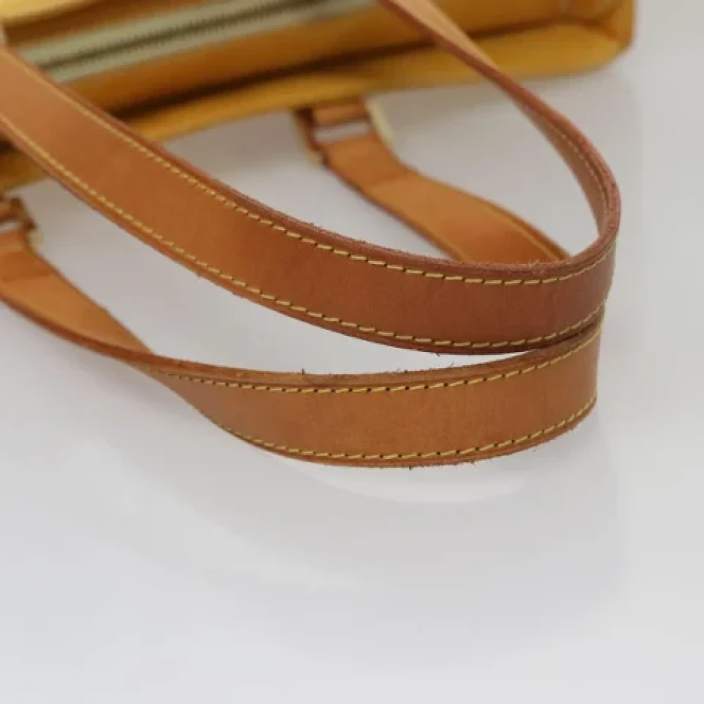 Louis Vuitton Vintage Pre-owned Leather totes Yellow Dames