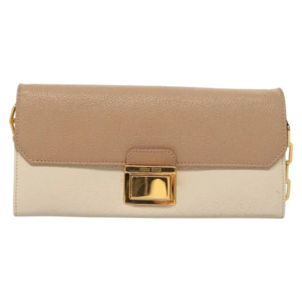 Pre-owned > Pre-owned Accessories > Pre-owned Wallets - - Miu Miu Pre-owned - Modalova