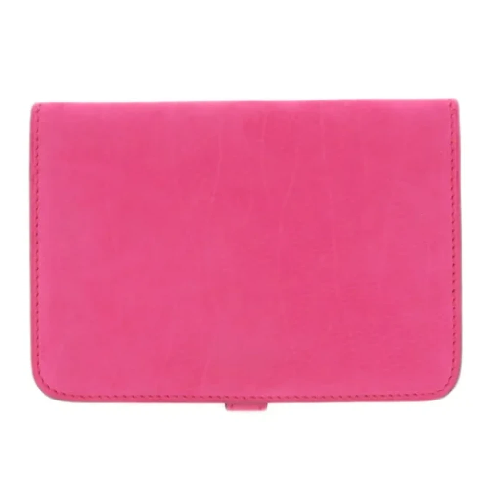 Hermès Vintage Pre-owned Fabric wallets Pink Dames