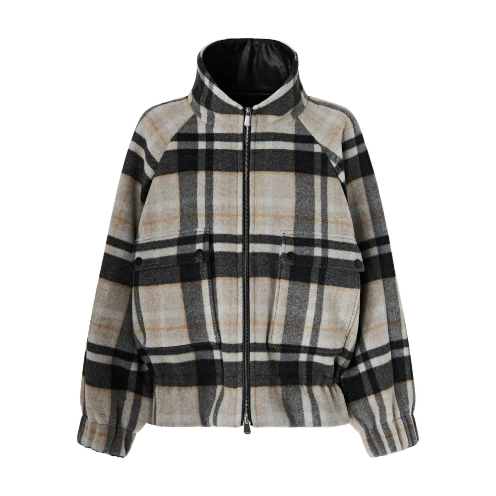 Pinko Mujer Gris Chaquetas, Talla: Xs