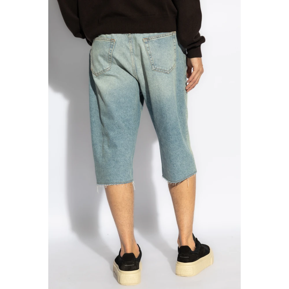 MM6 Maison Margiela Denim Shorts Blue Heren