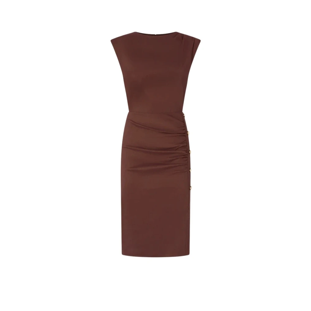 Pinko Women's Brown Longuette Dress