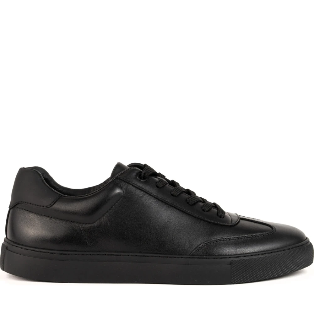 Sergio Moretti Zwarte Sneakers Heren Schoenen
