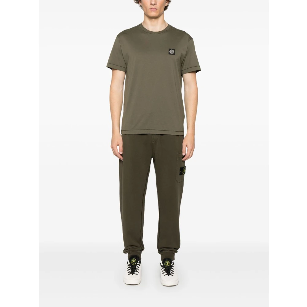 Stone Island Groene T-shirts en Polos Green Heren