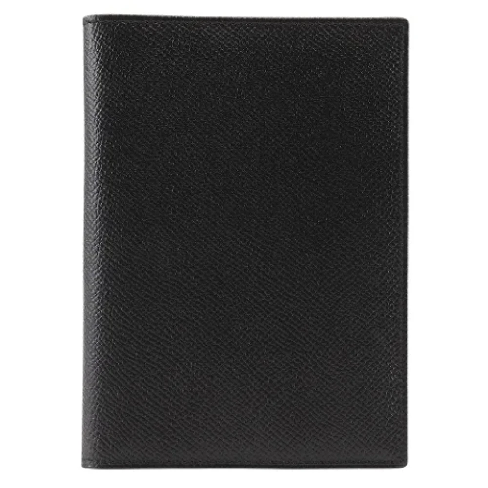 Bvlgari Vintage Pre-owned Leather wallets Black Dames