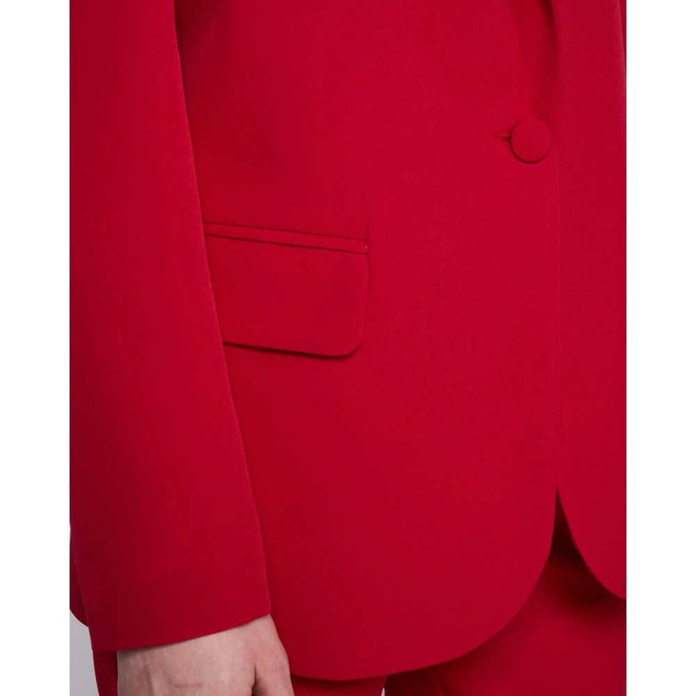 Silvian Heach Oversized Blazer met Gewatteerde Schouders Red Dames