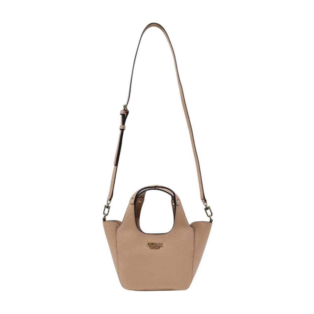Guess Beige Polyurethaan Handtas voor Vrouwen Beige Dames