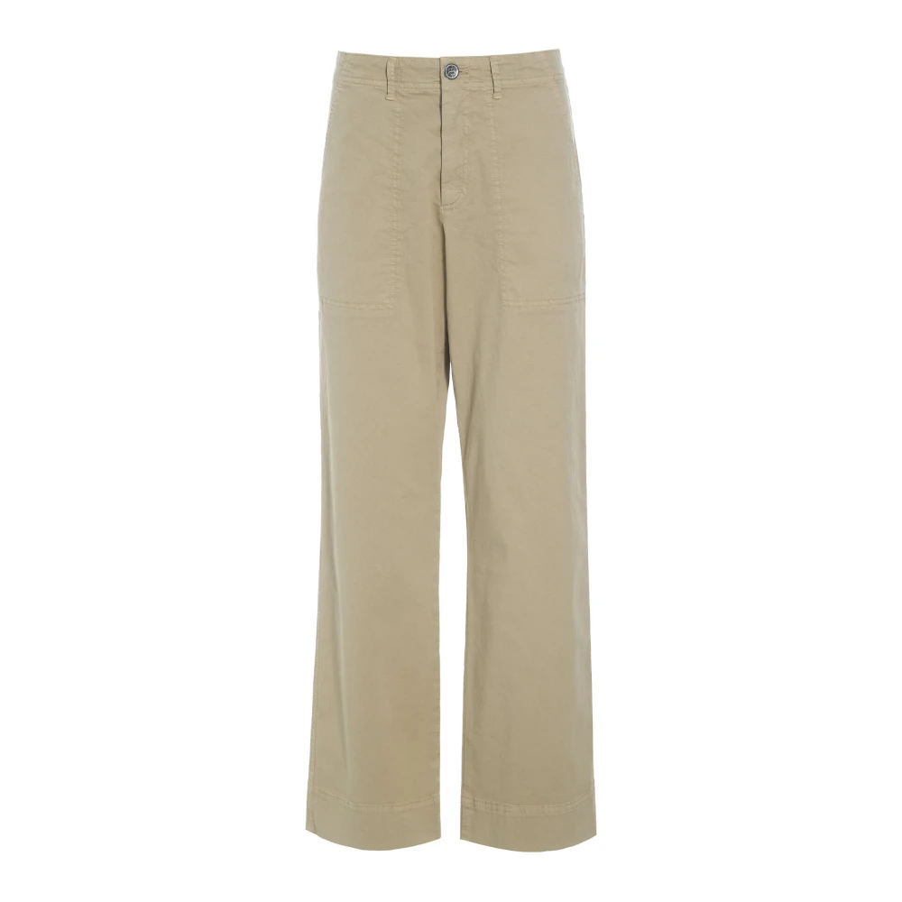Bitte Kai Rand Klassieke Rechte Pijp Broek Woestijn Beige Dames