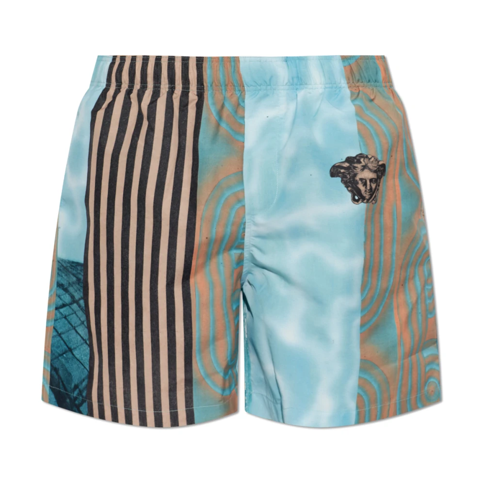 Versace Herren Multicolor Bademode, Mehrfarbig, Lgröße: