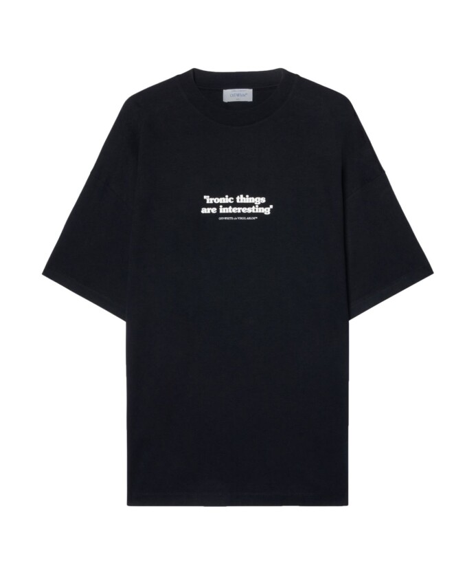 noir-coton-imprime-texte-col-rond
