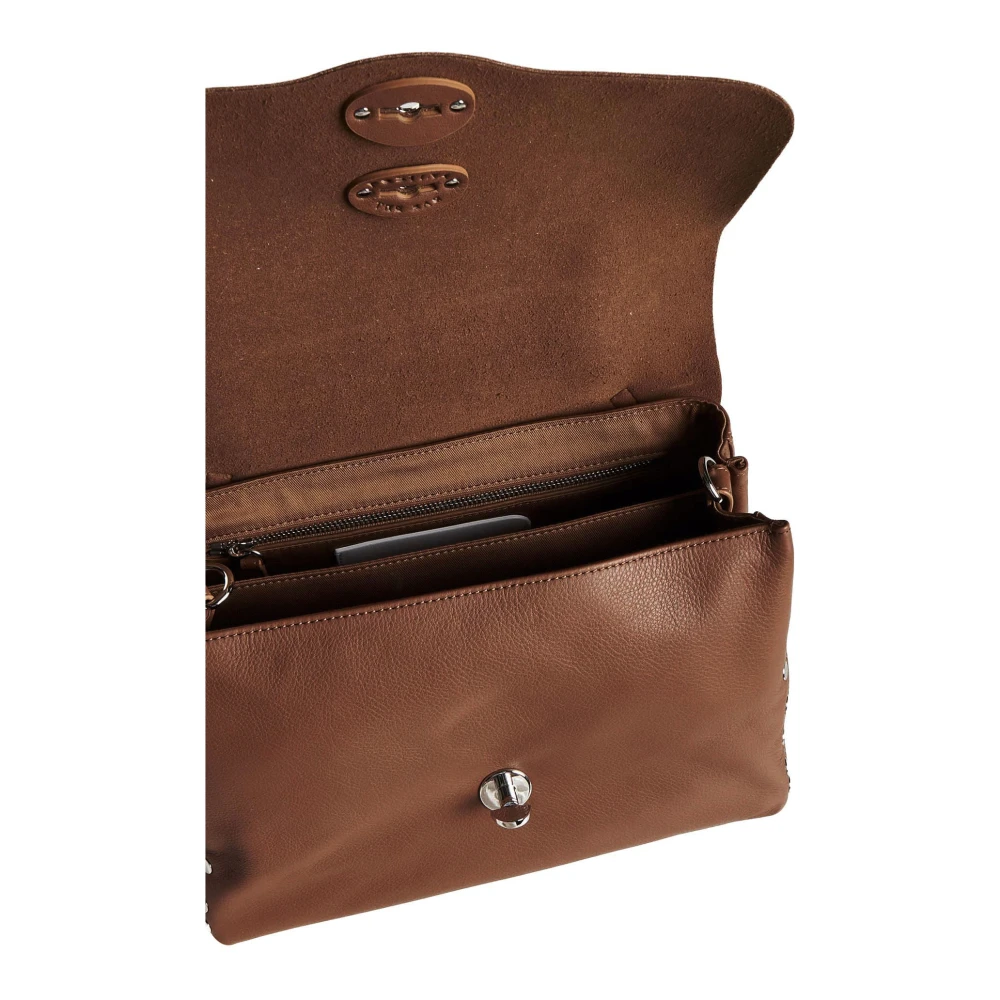 Zanellato Stijlvolle Leren Tas Collectie Brown Dames