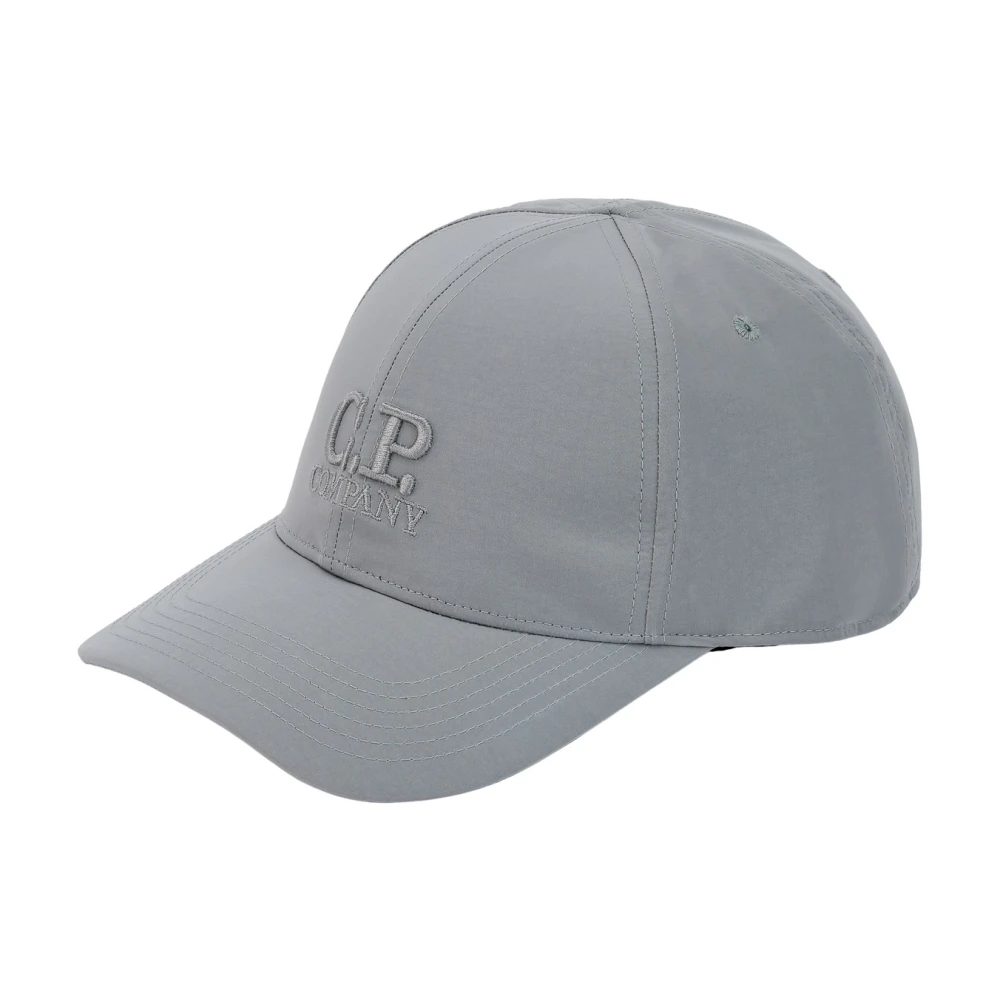 C.P. Company Chrome-R Logo Urban Style Hat Gray Heren