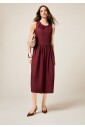 robe-midi-evasee-en-popeline