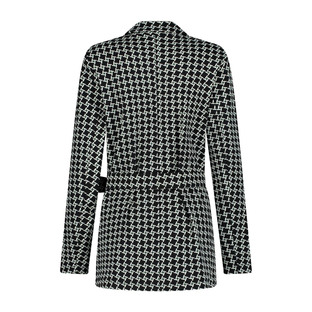 Lady Day Getailleerde blazer met enkele knoopsluiting Black Dames