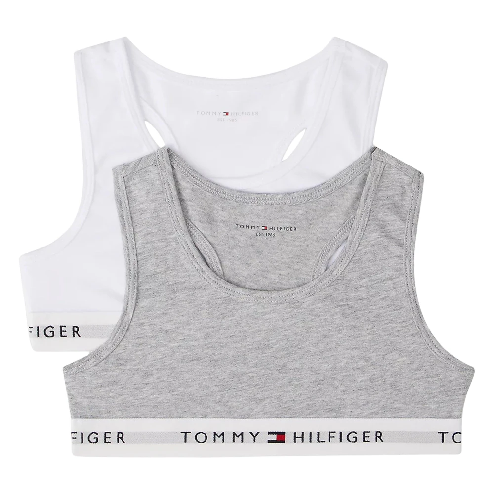 Tommy Hilfiger Women's 2-Pack Signature Unpadded Racerback Bralette