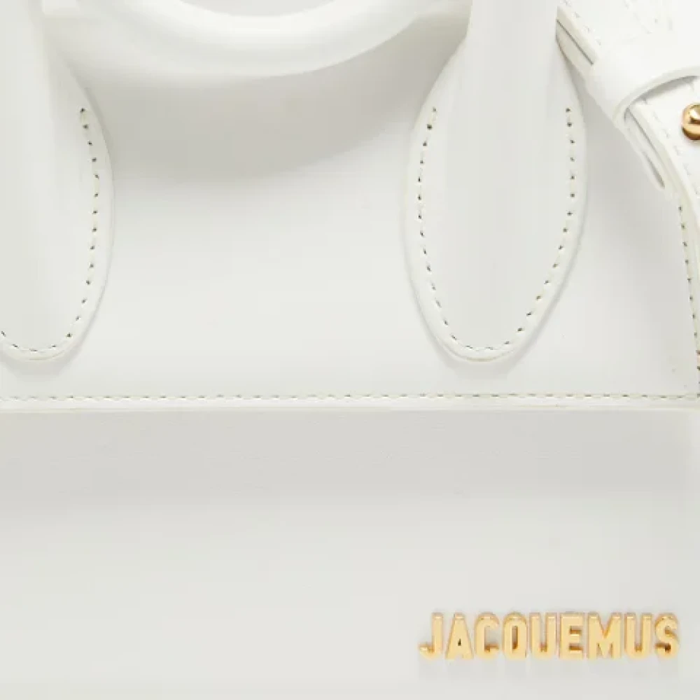 Jacquemus Pre-owned Leather handbags White Dames