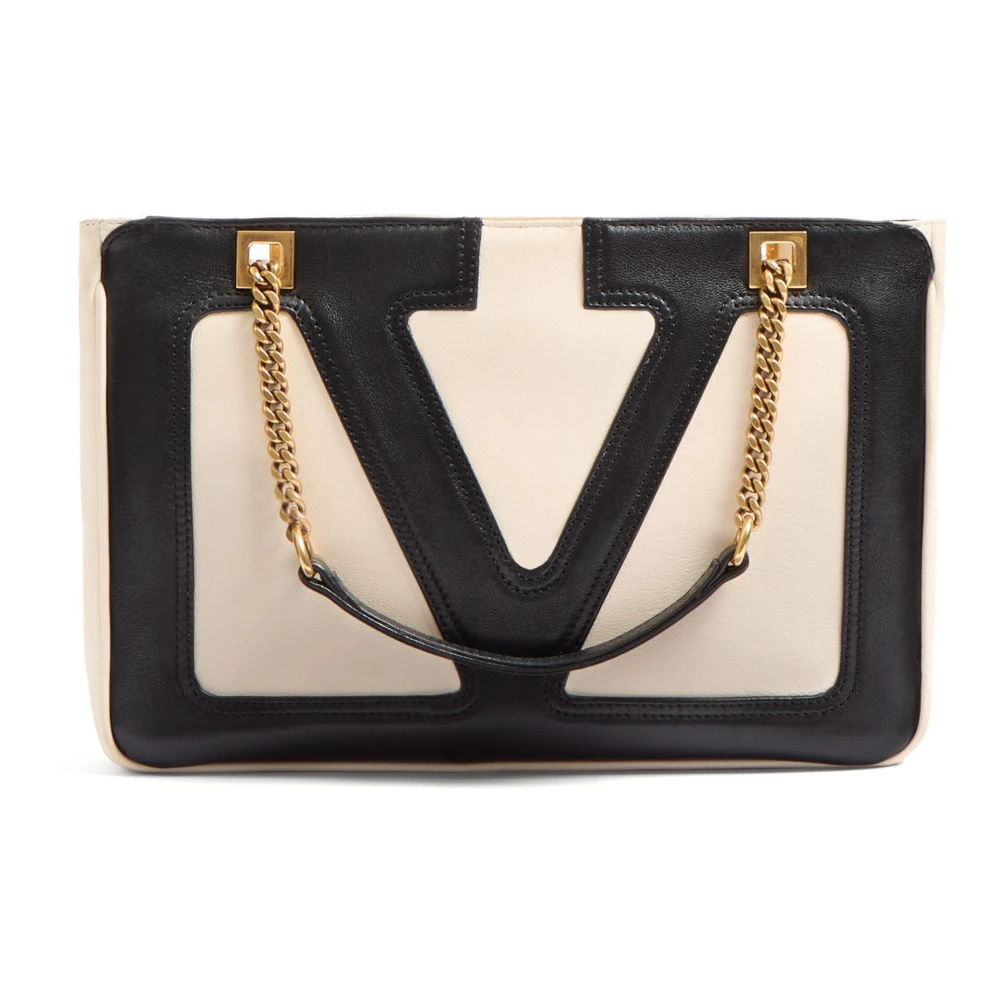Valentino Garavani Zwarte VLogo Signature Tas met Rits Black Dames