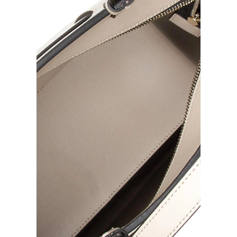 Armani Exchange Beige Rits Tas met Binnen Zakken Beige Dames