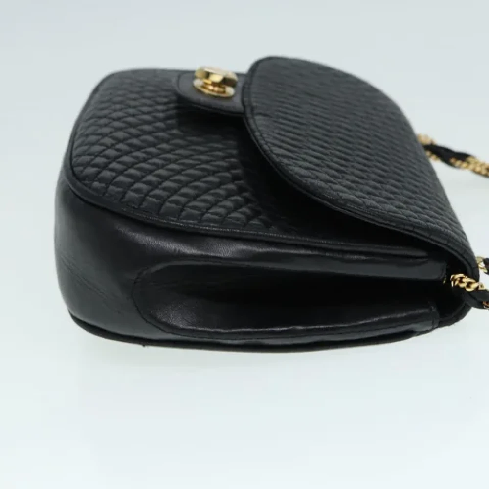 Bally Pre-owned Leather shoulder-bags Black Dames