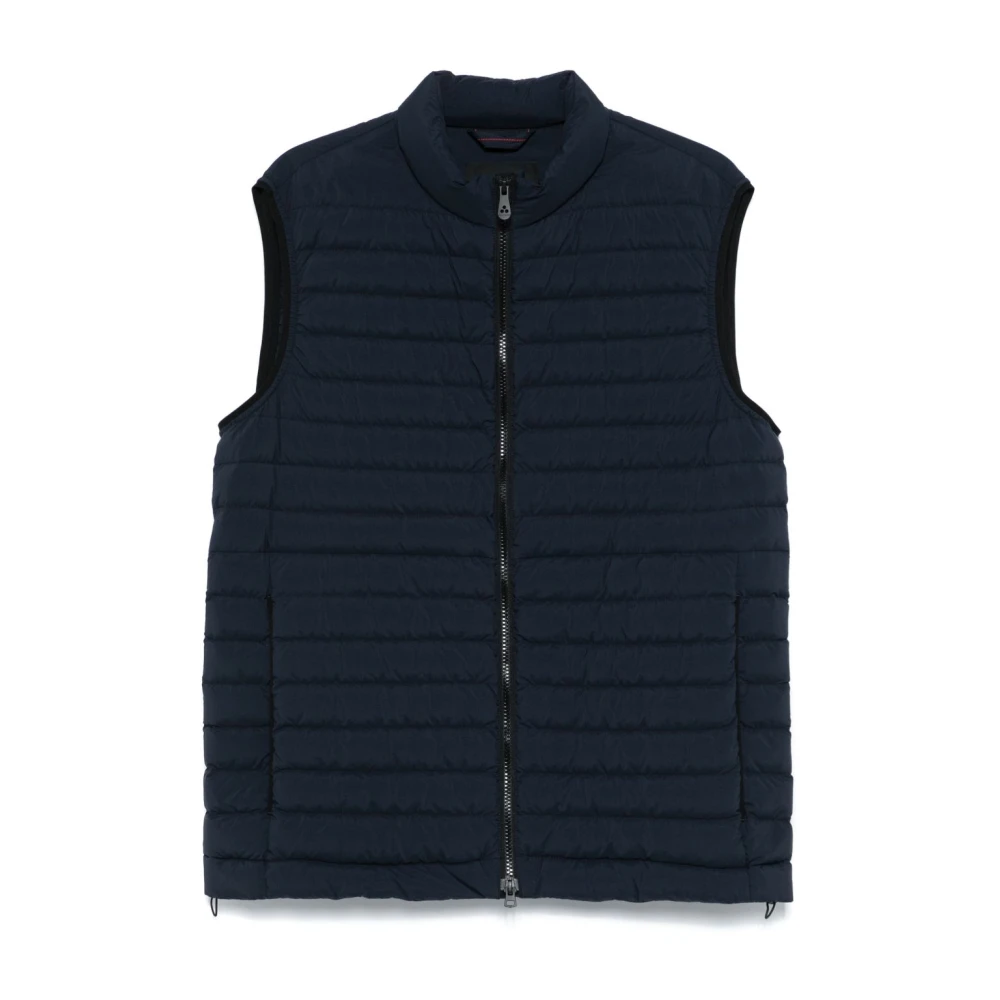 Peuterey Blauwe Gebreide Jas voor Mannen Blue Heren