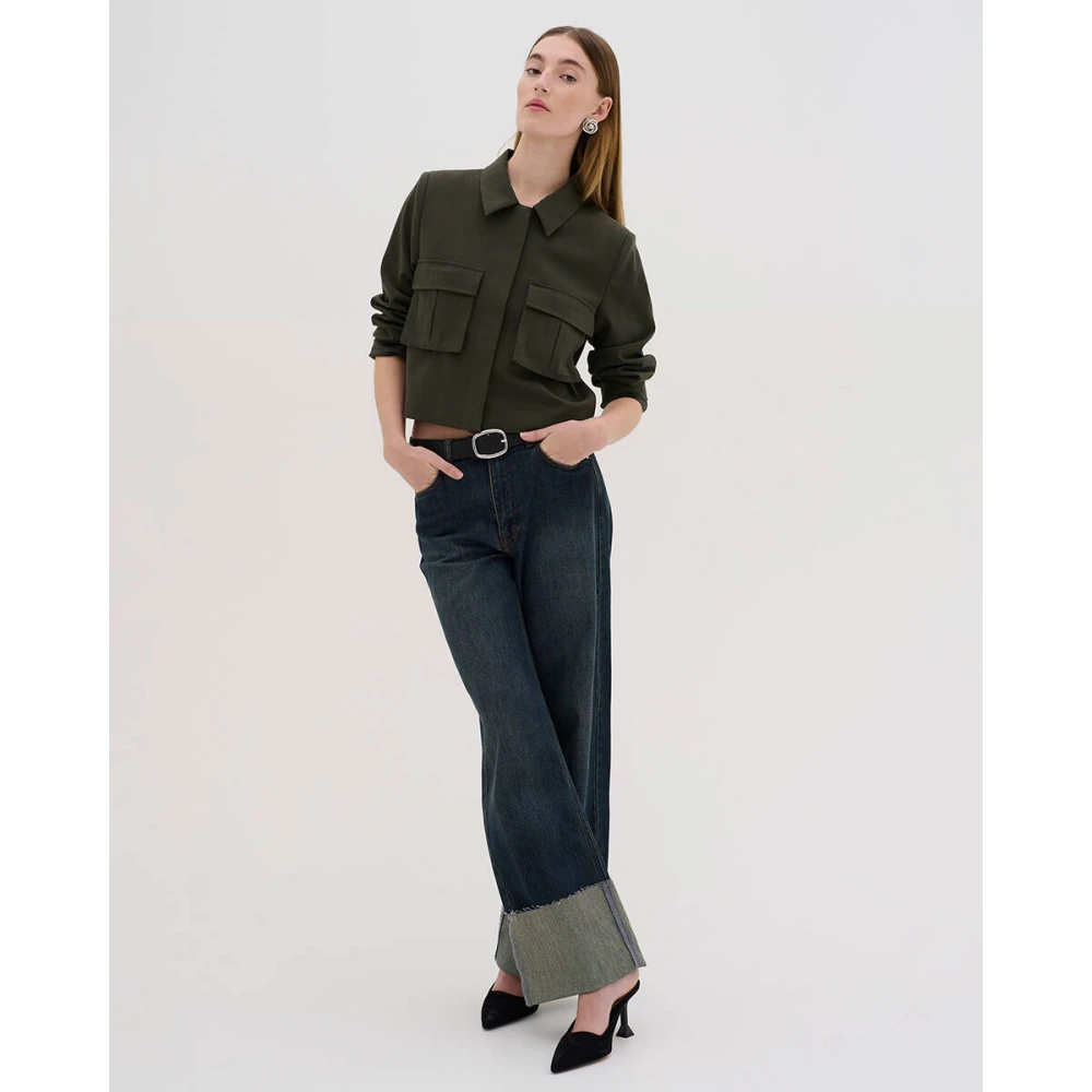 My Essential Wardrobe Stijlvolle Jas HaceMW Green Dames