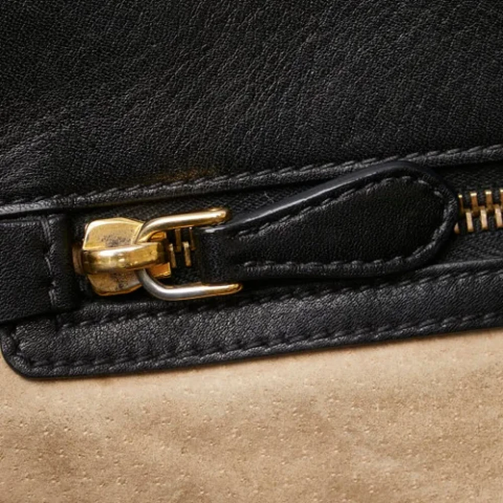 Prada Vintage Pre-owned Leather prada-bags Black Dames