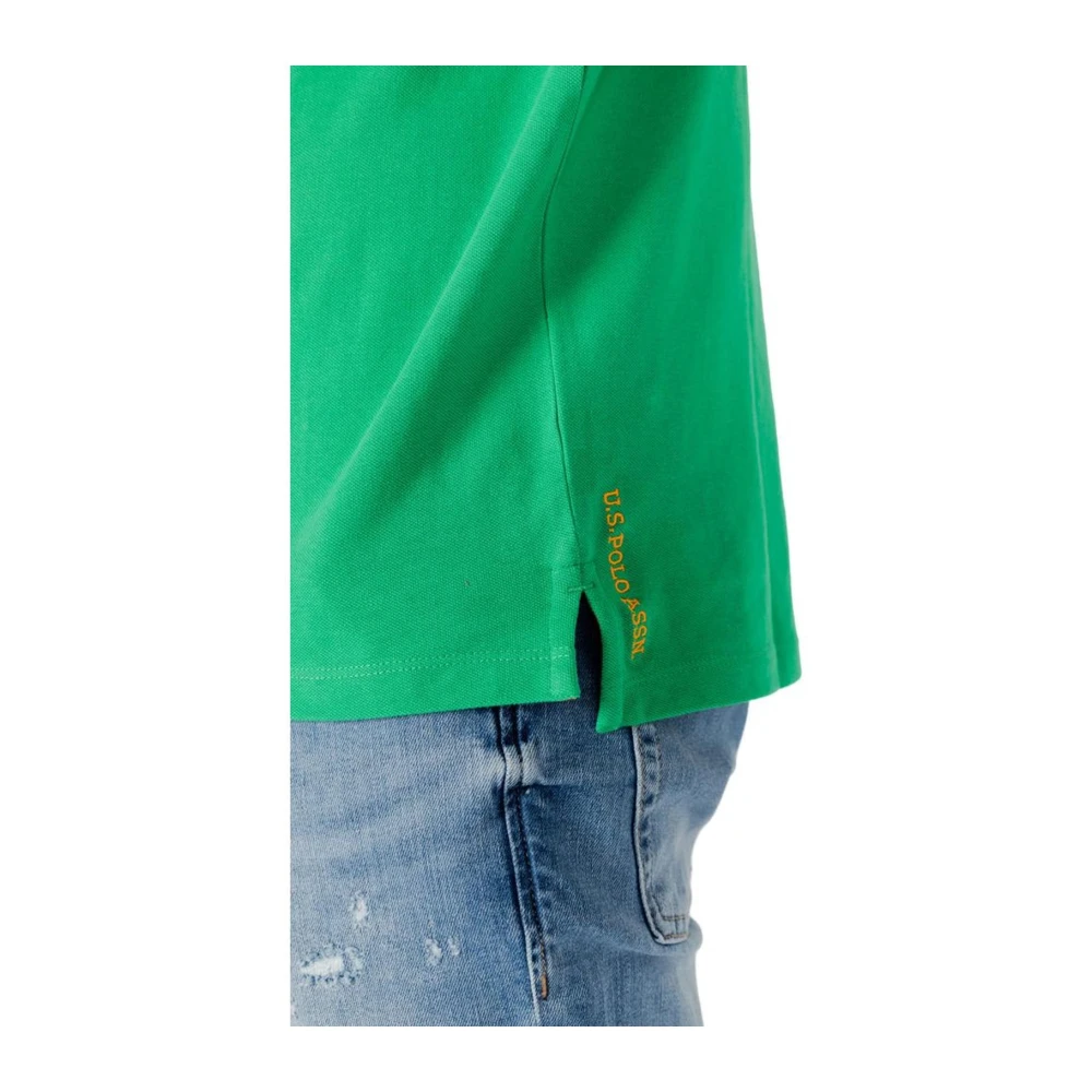 U.s. Polo Assn. Katoenen Polo Shirt Collectie Lente Zomer Green Heren