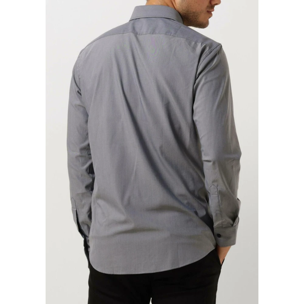 Boss Black Klassiek Grijs Overhemd voor elke gelegenheid Gray Heren