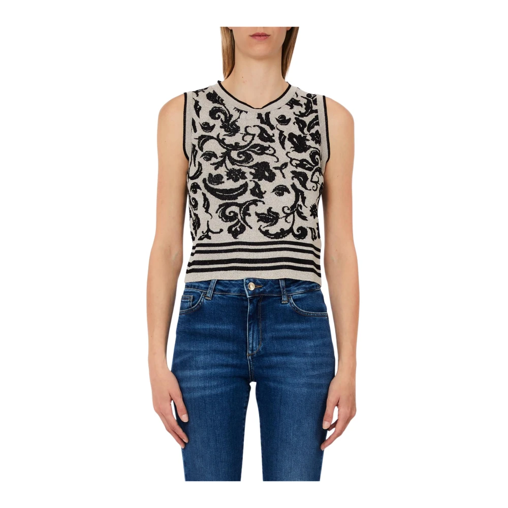 Liu Jo Damen Multicolor Strickwaren, Mehrfarbig, Xsgröße: