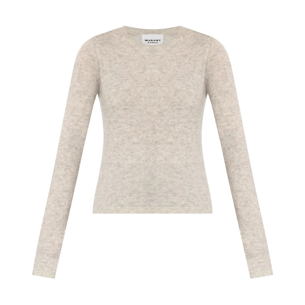 Isabel Marant Étoile Beige Tröja med Obira-Ga Stil Beige, Dam