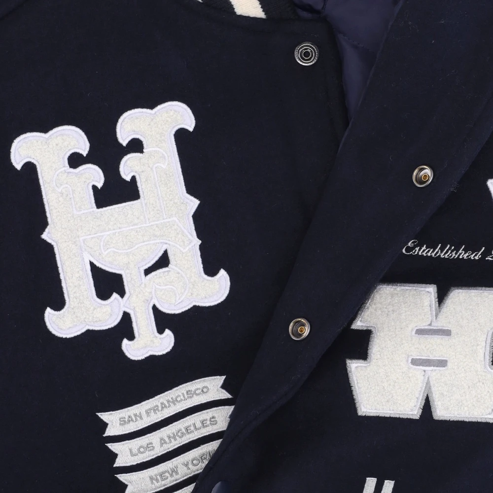 HUF Klassieke Varsity Jack Navy Blue Heren
