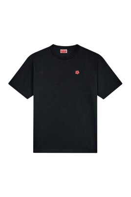 t-shirt-et-polo-noirs-a-fleurs