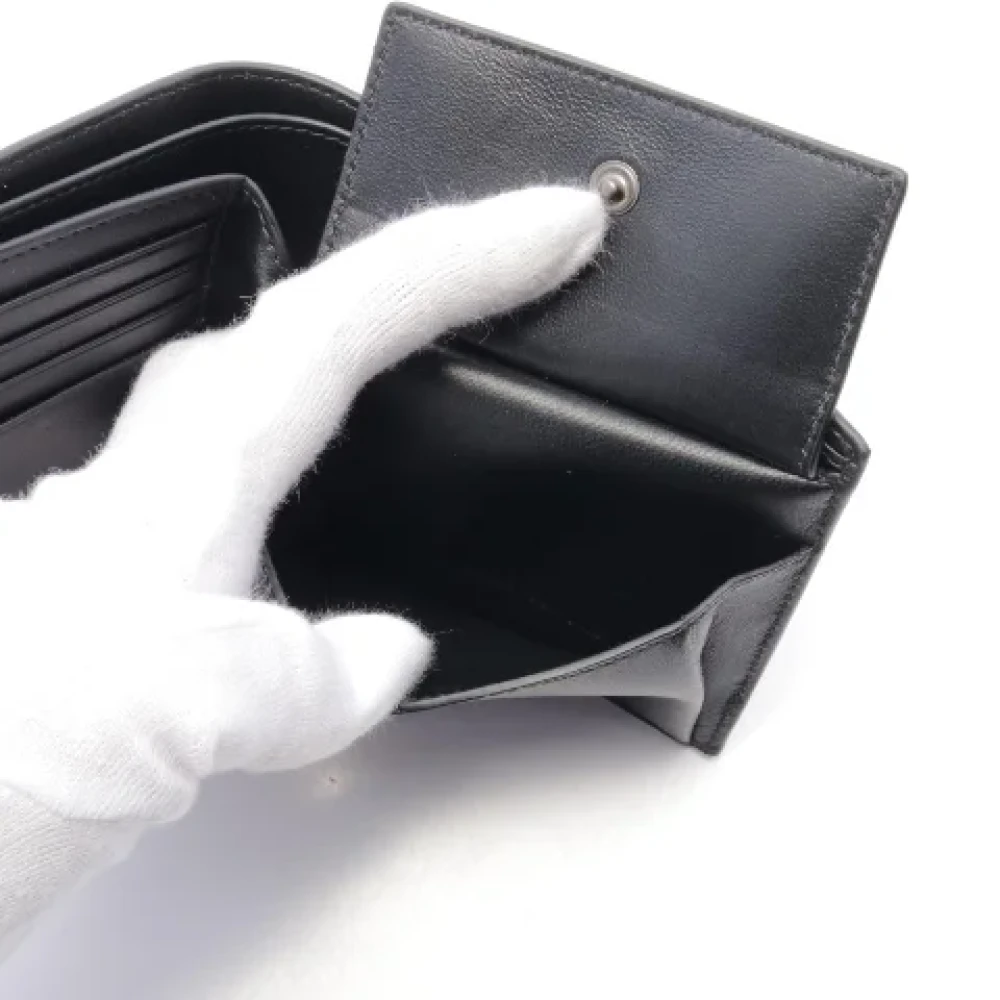 Balenciaga Vintage Pre-owned Leather wallets Black Dames