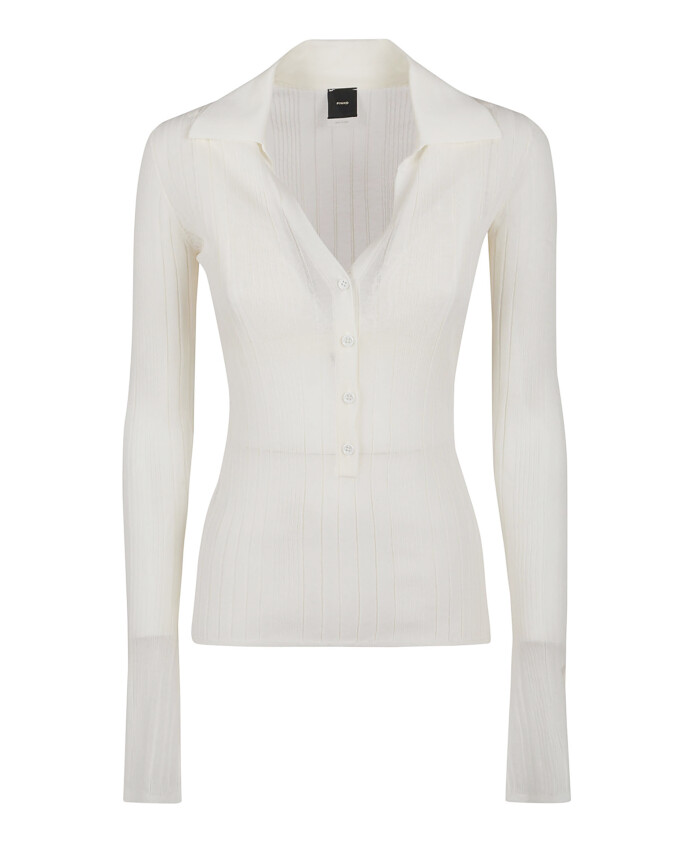 white-polo-topwear-for-women