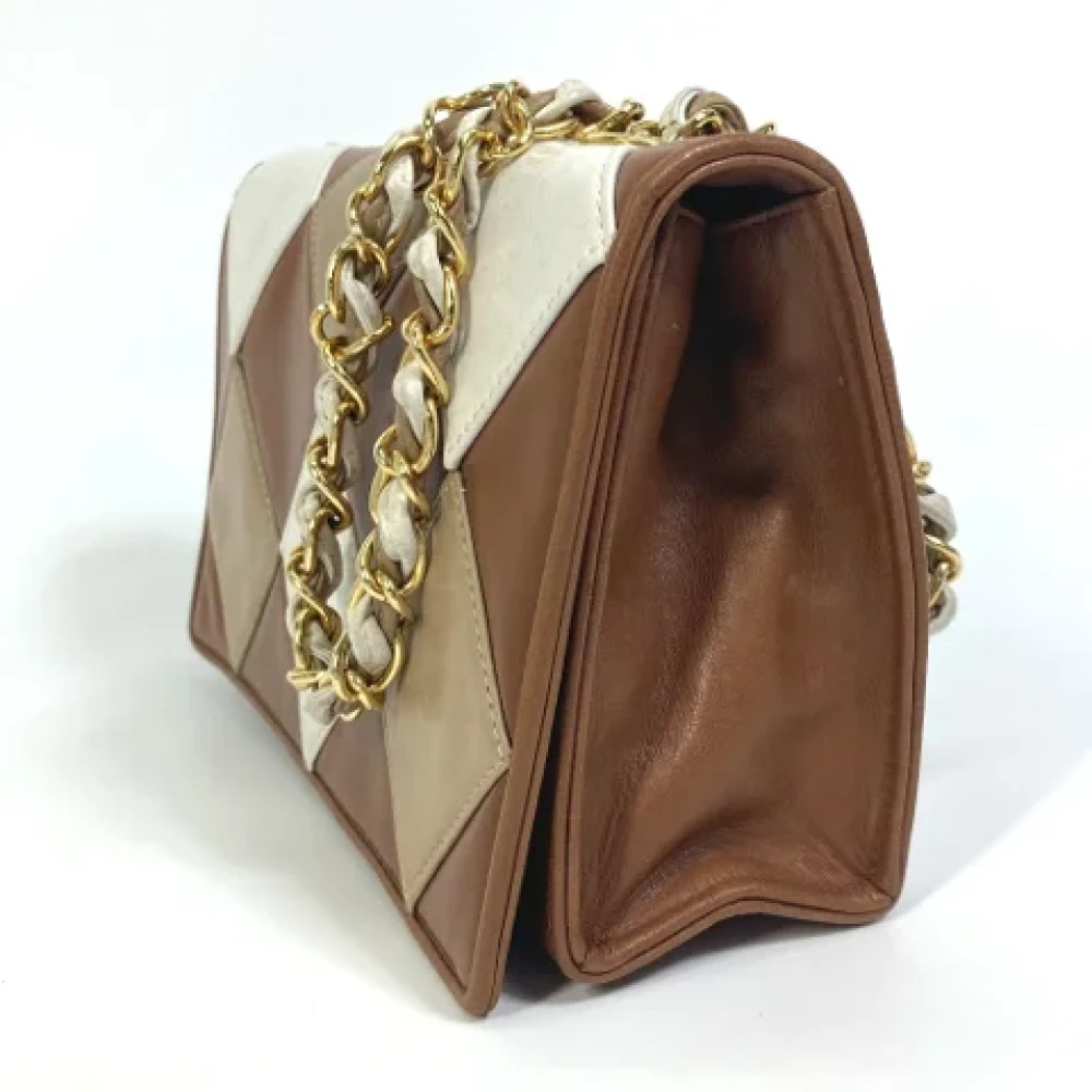 Chanel Vintage Pre-owned Leather chanel-bags Brown Dames