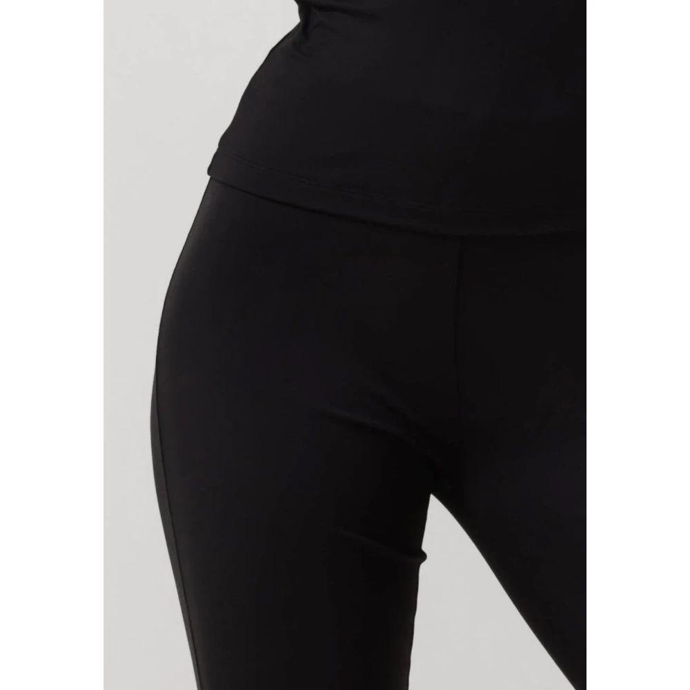 Notre-v Dames Broeken Nv Celeste Flared Pants Black Dames
